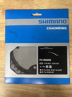 FC-R8000 Ultegra Chainring 39T MW (for 53-39T) 11 Speed • $40