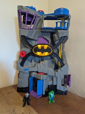 £10 • Buy Imaginext Playmobil Batman Bat Cave + Figures