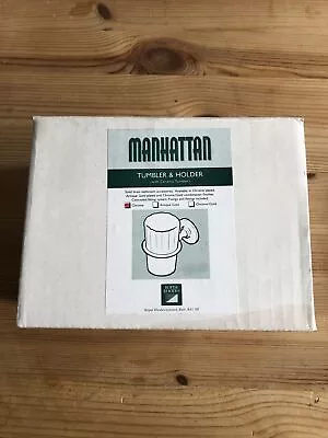 £9.99 • Buy Manhattan Tumbler & Holder Roper Rhodes Traditional Bathroom Holder Georgian