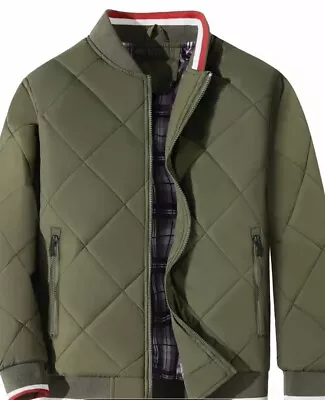 Brand New Mens L Double Diamond Jacket Green • $26