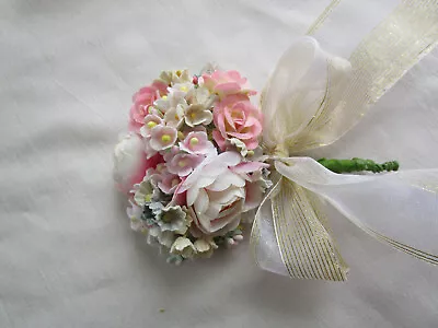 Vintage Millinery Flowers BOUQUET Nosegay Women's Hats Dolls • $22