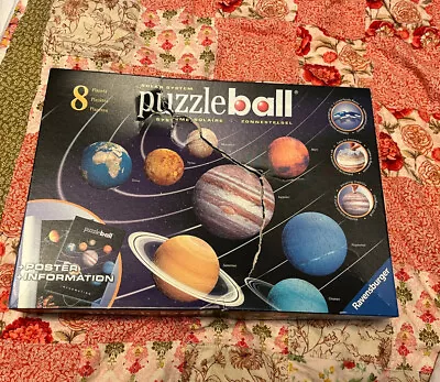 $49 • Buy Ravensburger Solar System Puzzle Ball Box Damaged Puzzle Sealed