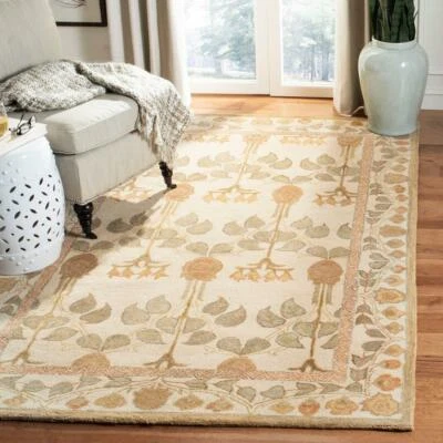 $499 • Buy Arts & Crafts William Morris Style Hand Tufted Wool Area Rug **FREE SHIPPING**