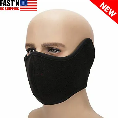 Winter Face Mask Balaclava Cold Weather Windproof Ski Half Mask For Men Women • $3.99