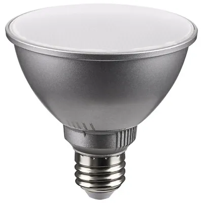 SATCO S11582 - 11 Watt PAR30SN LED BULB - CCT Selectable - Silver Finish (6 Pk) • $69.99