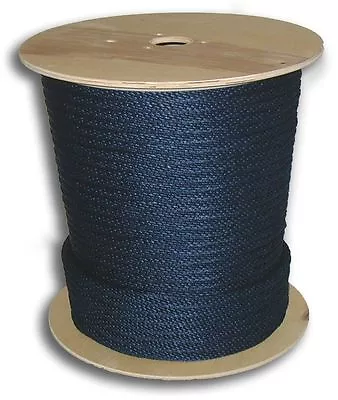 Anchor Rope Dock Line 5/8  Poly CUT 2 LENGTH NAVY MADE IN USA • $1.26