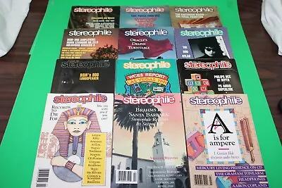 $35 • Buy STEREOPHILE Magazine 1991 Full Year LOT OF 12