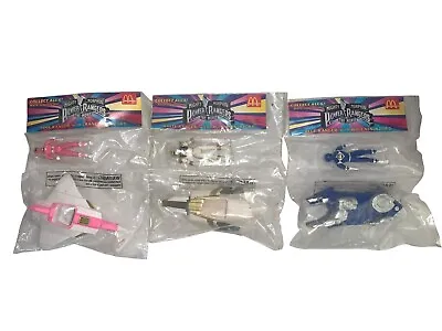 1995 Vintage Power Rangers McDonalds Toys Pink White Blue You Pick • $8.95