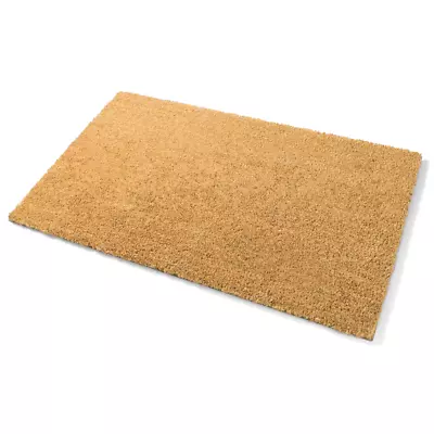 Coir Door Mat Heavy Duty Non-Slip 17mm Thick Entrance Matting - 15 Sizes • £11.95