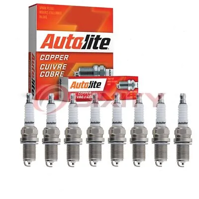 8 Pc Autolite Copper Core 3924 Spark Plugs For W6B AGSP32 7938 7373 71 6953 In • $21.94