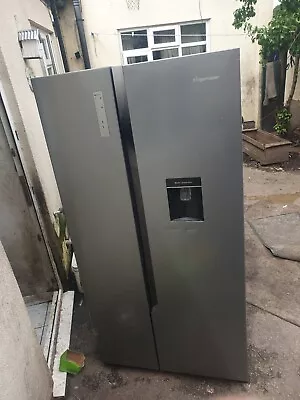 £300 • Buy Fridgemaster MS91521FFS 91cm Frost Free American Fridge Freezer Silver