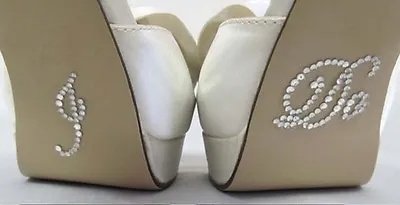 I Do Wedding Shoes Sticker Diamond Crystal Rhinestone Diamante Craft Quality • $3.10