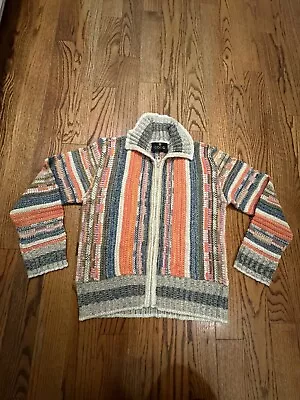 Authentic Coogi Full Zip Sweater Jacket  - Woman’s M - Vtg Retro 90’s 3D Knit • $20