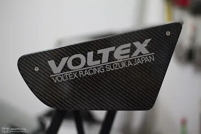 2x Silver VOLTEX DECAL GT WING VINYL STICKER FOR FRS 350Z 370Z S2000 EVO GTR  • $13.50