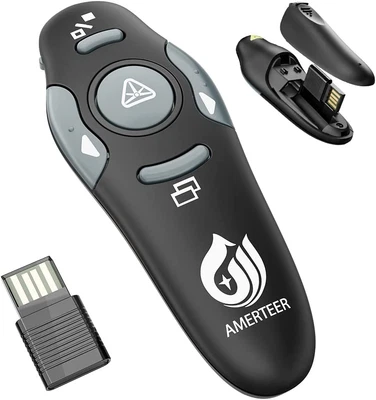 £17.90 • Buy Wireless Laser Pointer Remote Control Presenter 2.4Ghz Powerpoint Presentation