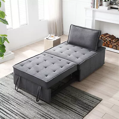 Modern Sofa Bed 3-in-1 Convertible Chair Sleeper Sofa Bed Pull Out Bed Couch • $429.99