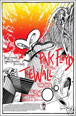 $12.99 • Buy PINK FLOYD 1980  London The Wall Concert Poster