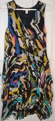 Matthew Williamson For H&M Collaboration Silk Dress Multicolor Size 6 • $32