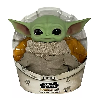 Star Wars Mandalorian The Child 11  Plush Baby Yoda Doll Mattel GWD85 New • $13.49