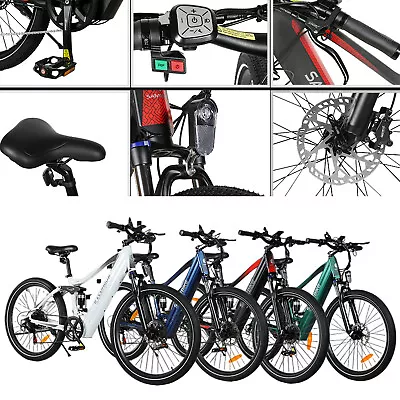 750W 14AH 48V Electric Bicycles Ebikes Adult 26in Tires Single Motor 35-40KM/H • $909.99