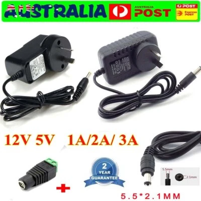 $12.99 • Buy Power Supply Adapter AC 240V Converter Charge Output DC 12V /5V 1A 2A 3A AU Plug