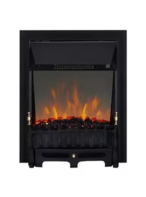 Electric Fire Realistic Flame Effect Inset Freestanding 2kW Remote Controlled • £139.99