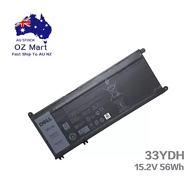 Genuine 33YDH Battery For Latitude 3300 3400 3500 Inspiron 15 Gaming 7577 56Wh • $76