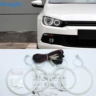 For Volkswagen VW Scirocco 2008-2013 Non Projector SMD Led Angel Eyes Kit DRL • $38.99