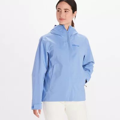 Marmot Womens PreCip Eco Pro Waterproof Jacket (Getaway Blue) • £75