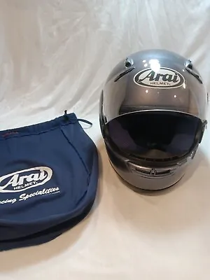 Arai Quantum F/Snell Dot Helmet 07/01 Size Small Silver Gray • $100