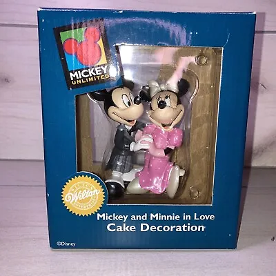 Mickey And Minnie In Love Cake Decoration Mickey Unlimited Wilton Enterprises • $20