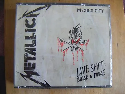 Metallica Live Shit : Binge & Purge [3 Cd Set FATCASEwith BOOKLET] (CD 2004)-VG • $43.57
