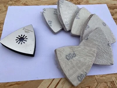 £3.95 • Buy Multi Tool / Oscilating Tool Various Grit Sanding Sheets With New Sanding Pad