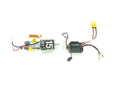 Hobywing WP-1040-Brushed Waterproof ESC W/ Dynamite 15T Motor And XT90 Plug • $15.99