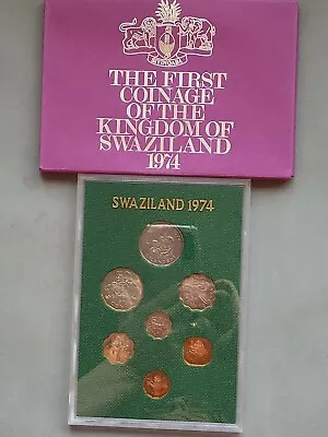 The First Coinage Of The Kingdom Of Swaziland 1974 Coin Set • $25.26