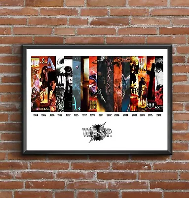 W.A.S.P / WASP - Discography - Multi Album Art Print - Great Fathers Day Gift • $63.15