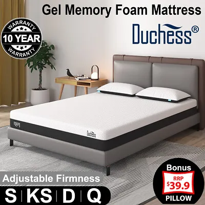 Duchess Mattress Queen Double Single Bed Mattresses Gel Memory Foam No Spring • $159