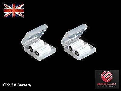 4x CR2 300mAh Rechargeable Battery 3V Lithium 15270 CR2 Camera 3.2V Batteries • £14.19