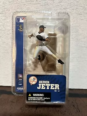 Mcfarlane Derek Jeter 3” Mini Figure MLB 2005 New York Yankees MIP • $15