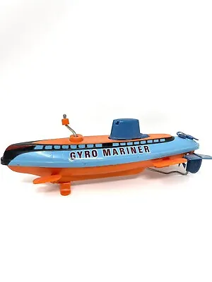 Gyro Mariner Submarine Sub Toy Hong Kong 9  VG Vintage 60s • $34.99