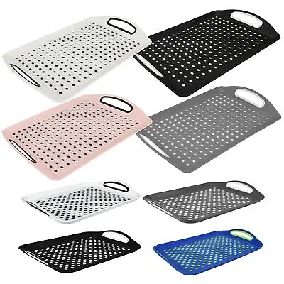 Anti-slip Plastic Serving Tray Lap Food Dinner Laptop Breakfast Bean Drink Table • £6.99