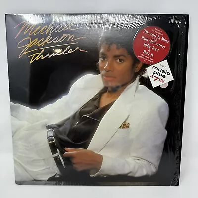 MICHAEL JACKSON “Thriller” LP (Epic 1982) 1st PRESS - NO CO-PRODUCER CREDIT • $115
