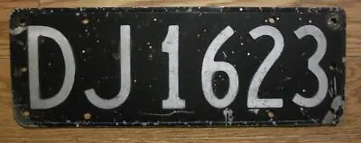 Single New Zealand License Plate - 1963/86 - 858fm - Dj1623 • $15.99