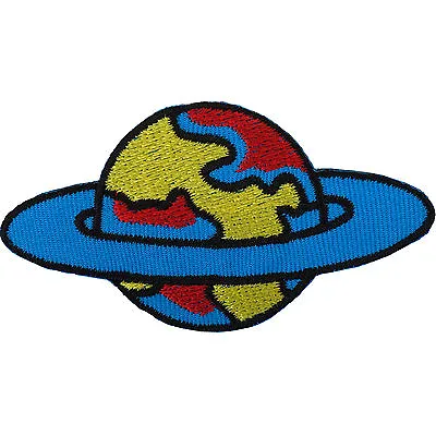 Planet Patch Iron / Sew On Badge Embroidered Space Nasa Star Embroidery Applique • £2.79