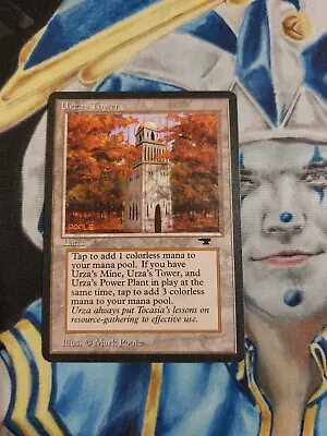 Urza's Tower (Forest Ver Factory Error Crimp) MTG Antiquities Uncommon LP X1 GG6 • $99.95