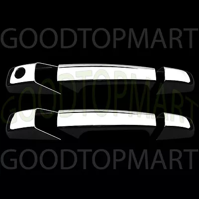 For Chevy Silverado 07-13 Chrome 2 Doors Handles Covers W/out Passenger Kh • $18.13