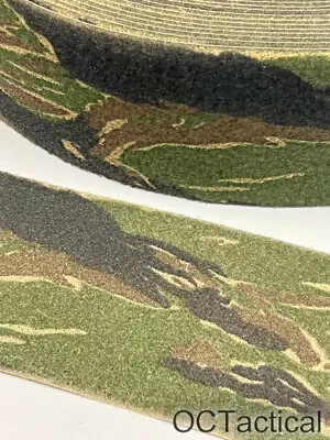 Vietnam Tiger Stripe Camo 4 Inch Wide VELCRO® Brand Loop Sew On • $8