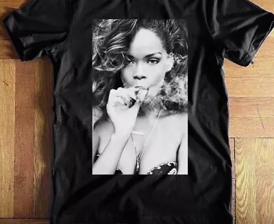 Rihanna Unisex T-shirt Adult Black Short Sleeve Shirt Best Best • $18.99