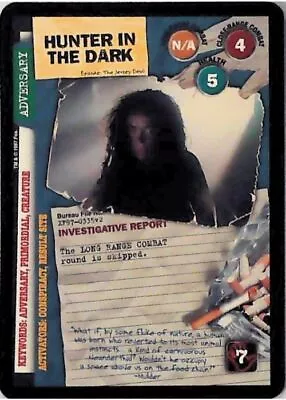 X-Files CCG Hunter In The Dark XF97-0335v2 • $0.99