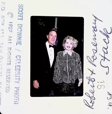 Robert And Rosemary Stack - 35mm Slide P.13.15 • $6.97